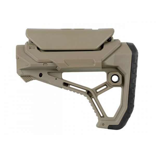 [KUBLAI] Приклад тактический AR15/M4 STOCK WITH INTEGRATED CHEEK WELD - TAN